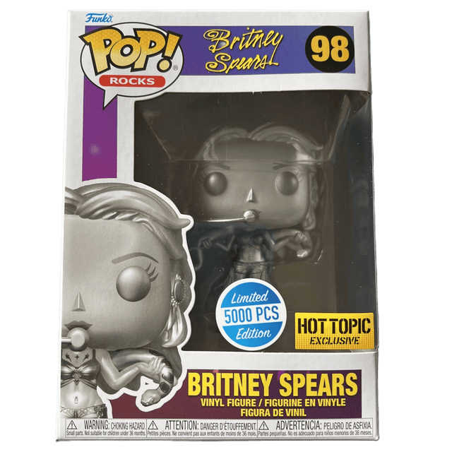 britney spears platinum hot topic yellow background limited 98