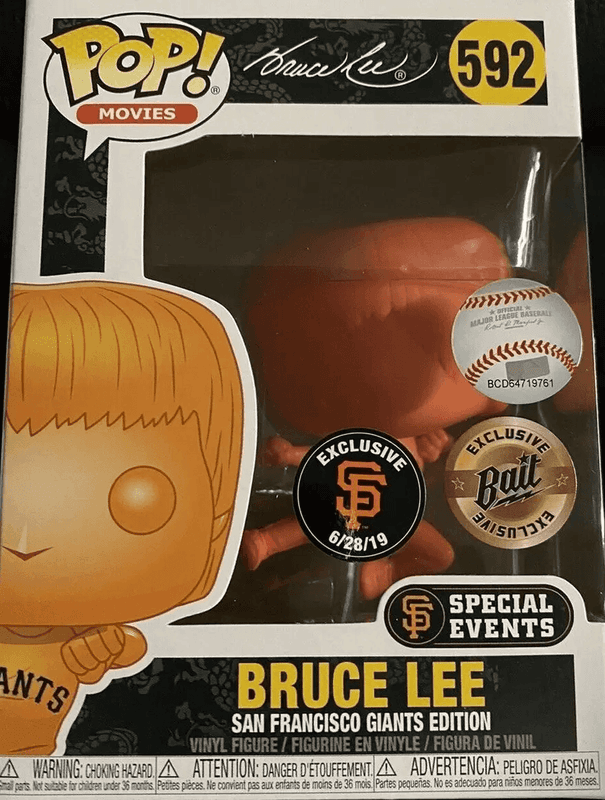 bruce lee orange bait gold background sf 6 28 19 mlb 592