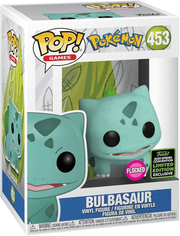 bulbasaur spring convention flocked pink background 453