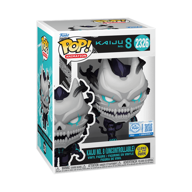 kaiju no 8 uncontrollable original blue glows in the dark 2326