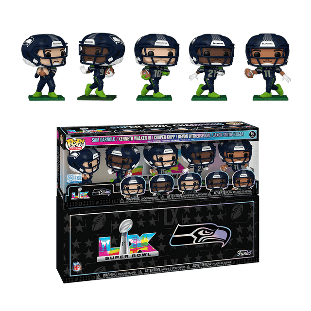 sam darnold kenneth walker cooper kupp devon witherspoon jaxon smith njigba original blue 5 pack