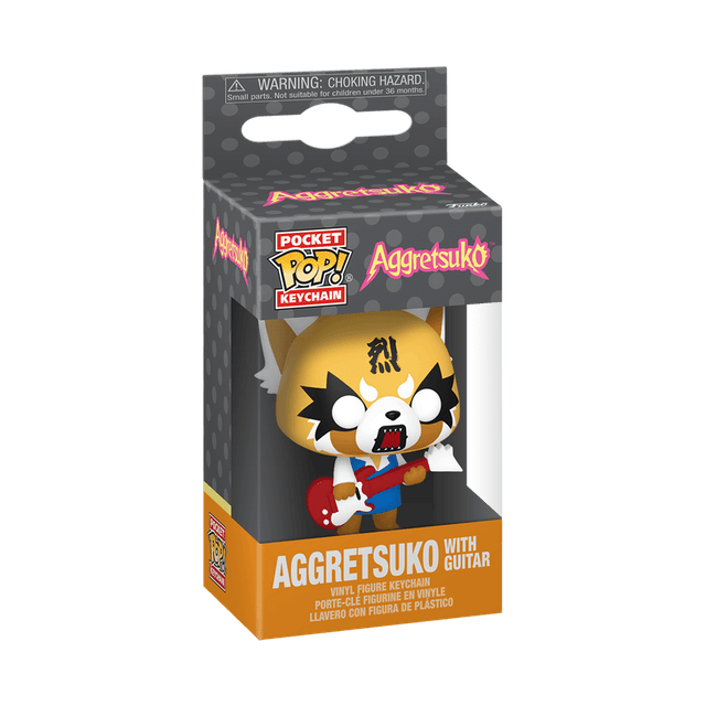 aggretsuko with guitar