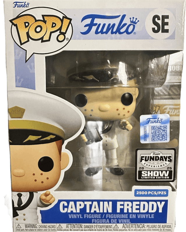 captain freddy fundays show qr code