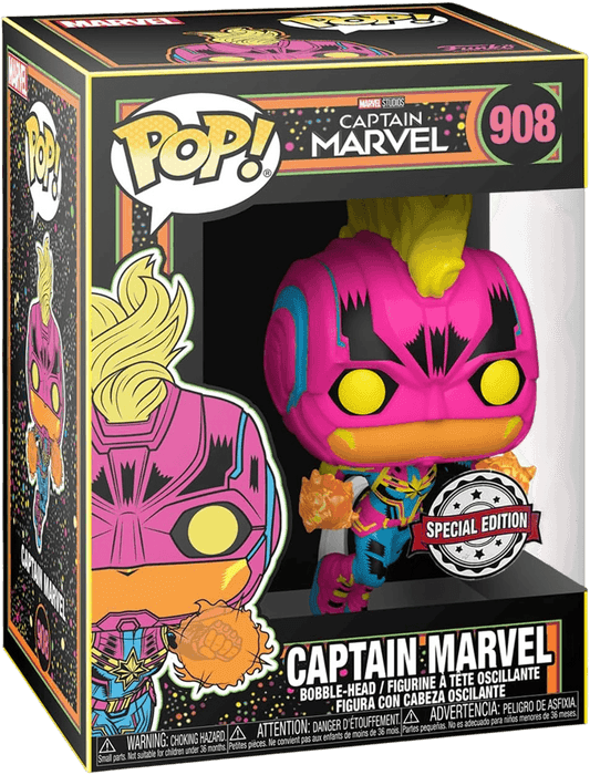 captain marvel blacklight special edition 908