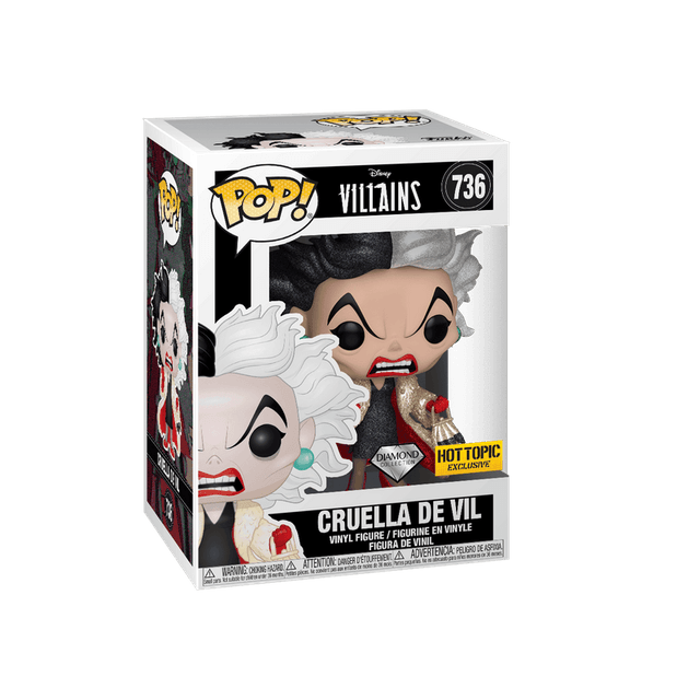 cruella de vil hot topic yellow background diamond 736
