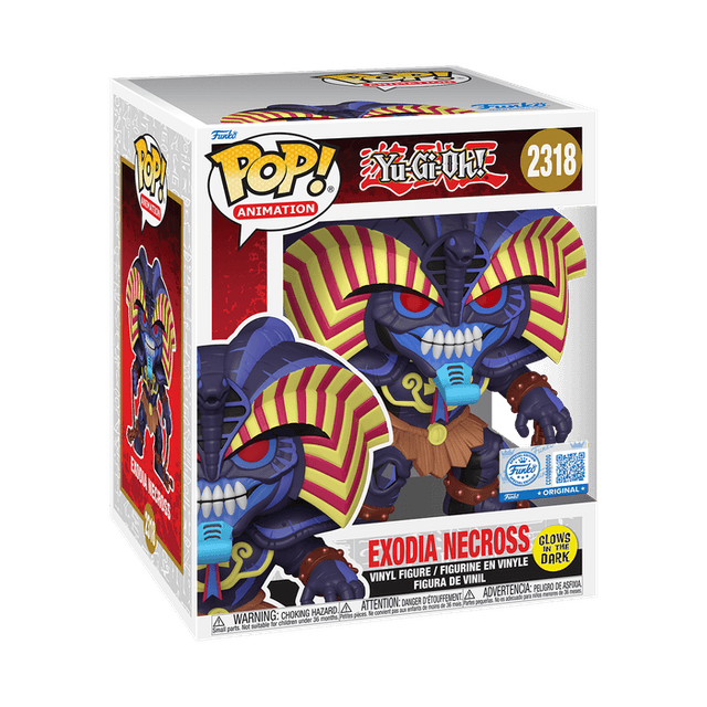 exodia necross original blue glows in the dark 2318