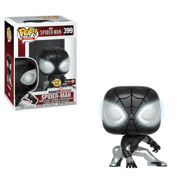 spider man only gamestop glows in the dark 399