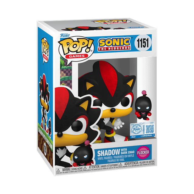 shadow with dark chao original blue flocked pink background 1151