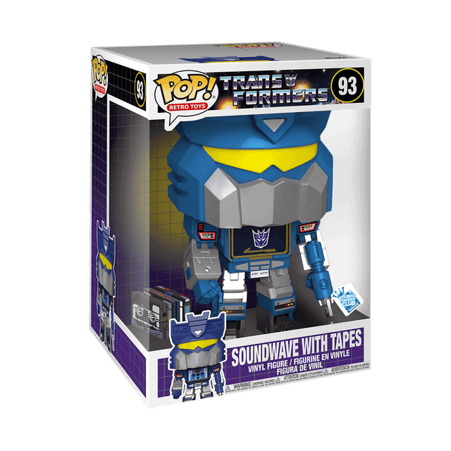 soundwave with tapes insider club blue background 93
