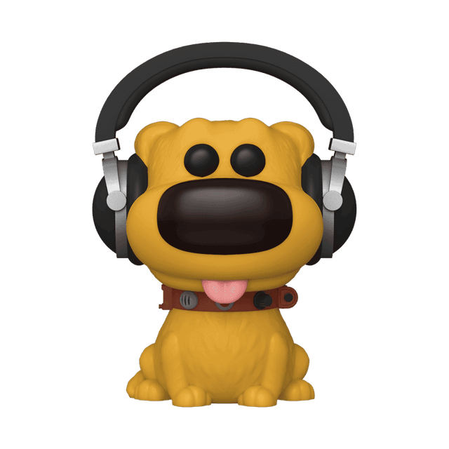 dug with headphones exclusive white background 1097