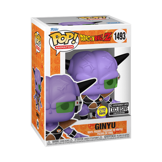 ginyu entertainment earth exclusive holo glows in the dark 1493