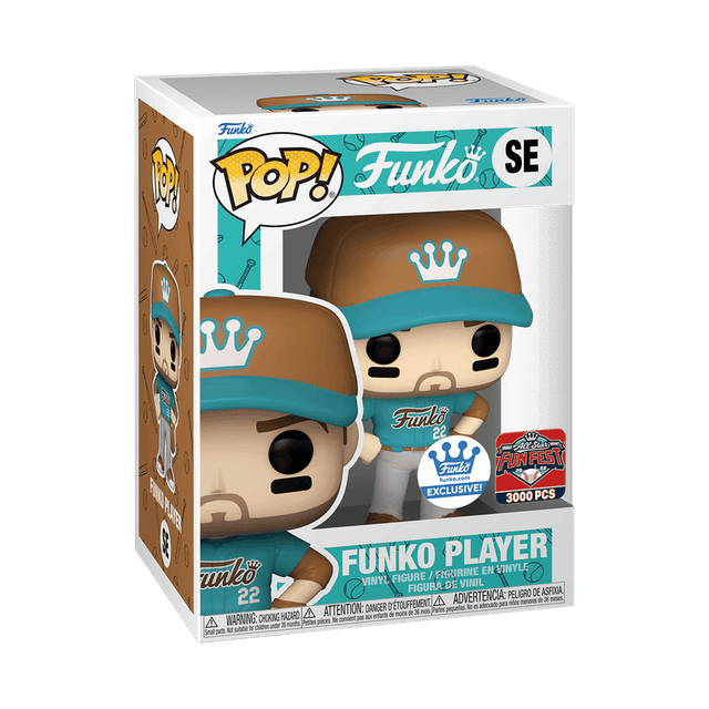 funko player fun fest exclusive white background