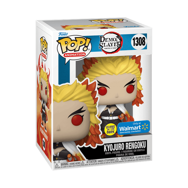 kyojuro rengoku only at walmart glows in the dark 1308