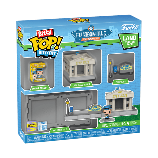 funkoville land starter pack summer convention qr code