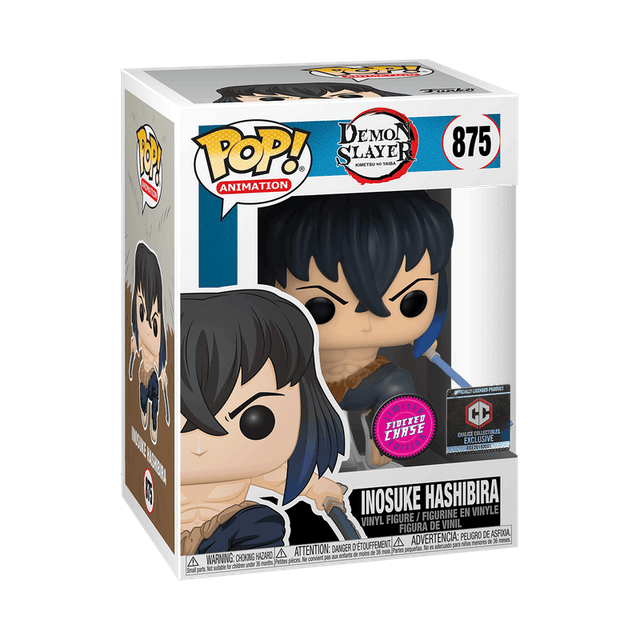 inosuke hashibira cc chalice collectibles black background chase flocked 875