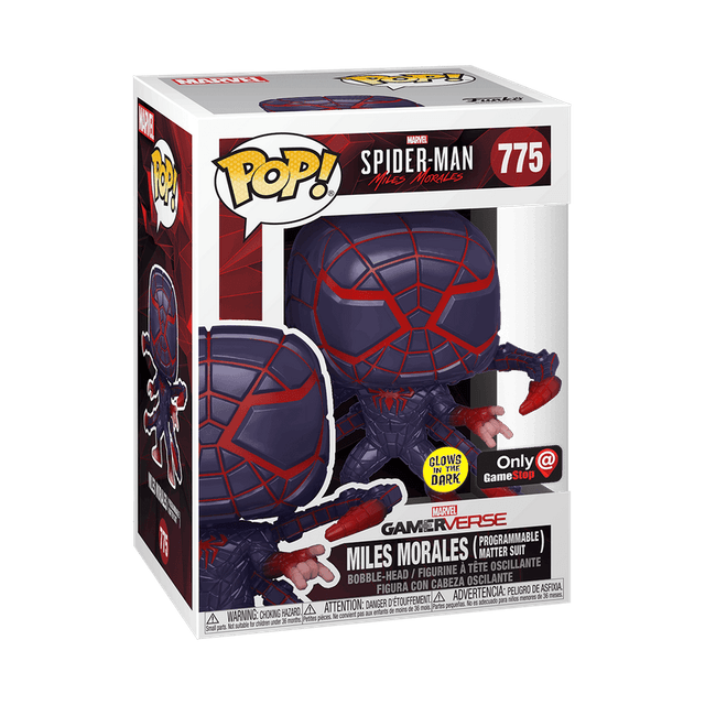miles morales programmable matter suit only gamestop glows in the dark 775