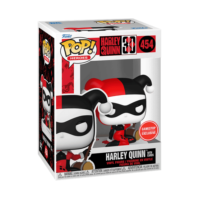 harley quinn with cards gamestop exclusive 454