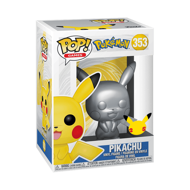pikachu silver 25 353