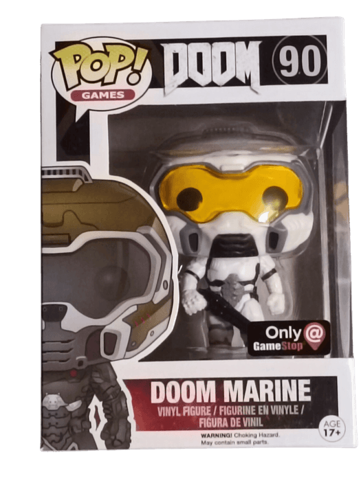doom marine white only gamestop 90