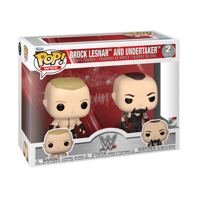 brock lesnar and undertaker wwe 2 pack