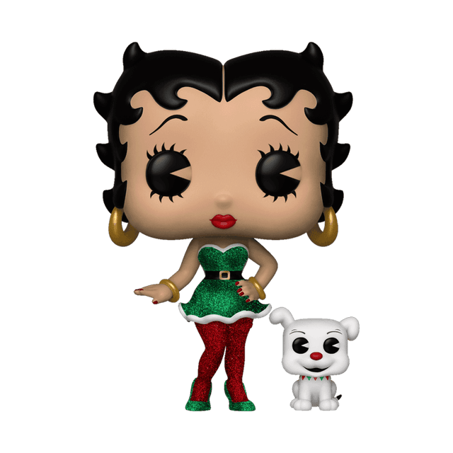 elf betty boop pudgy limited edition green white red 505