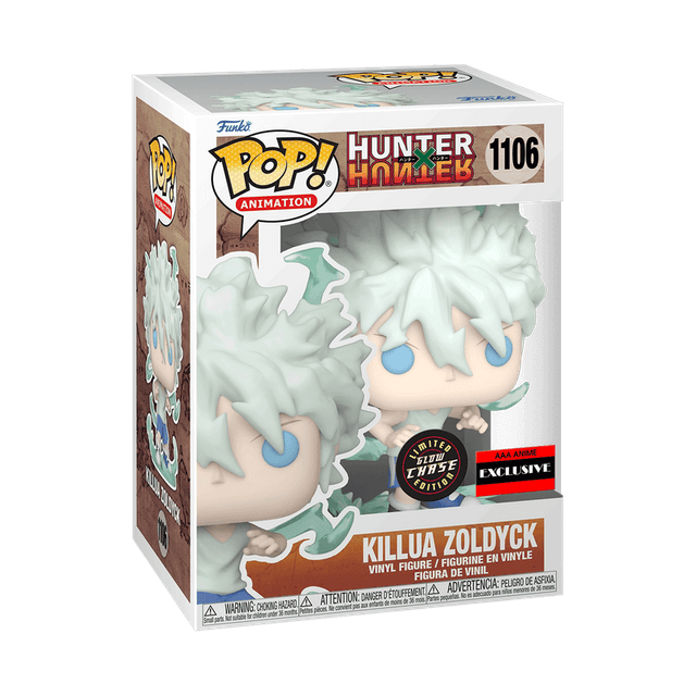 killua zoldyck aaa anime exclusive red background glow chase 1106