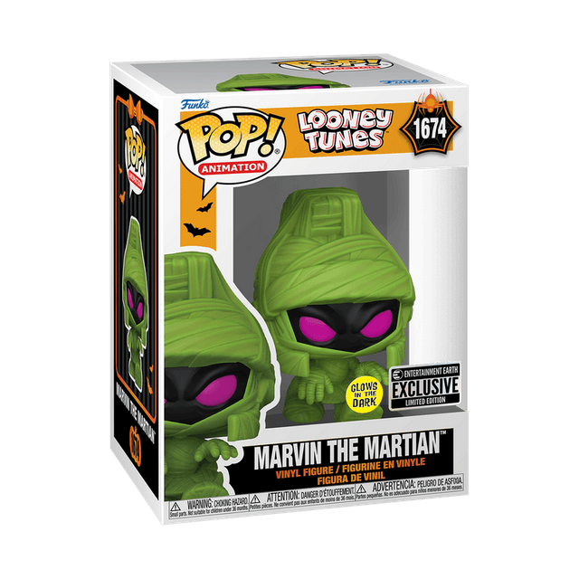 marvin the martian entertainment earth exclusive holo glows in dark 1674