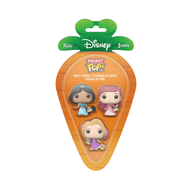 jasmine ariel rapunzel carrot 3 pack