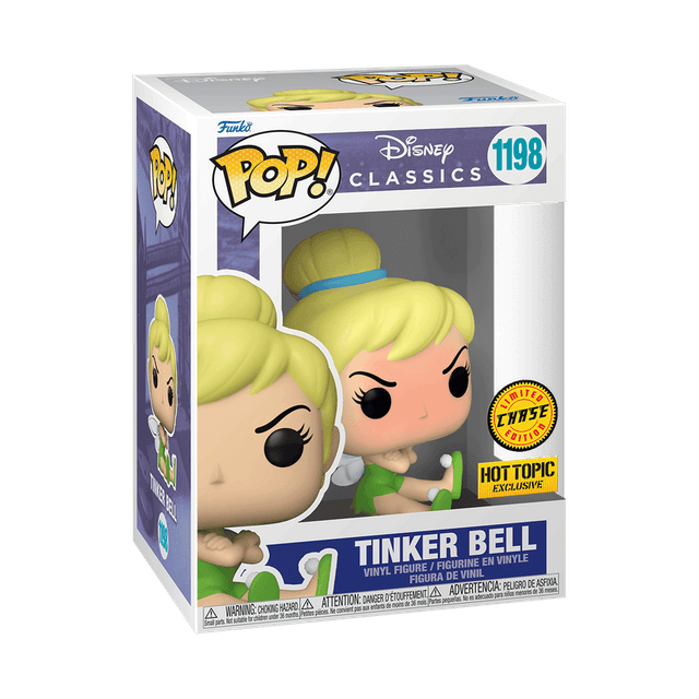 tinker bell hot topic yellow background chase 1198