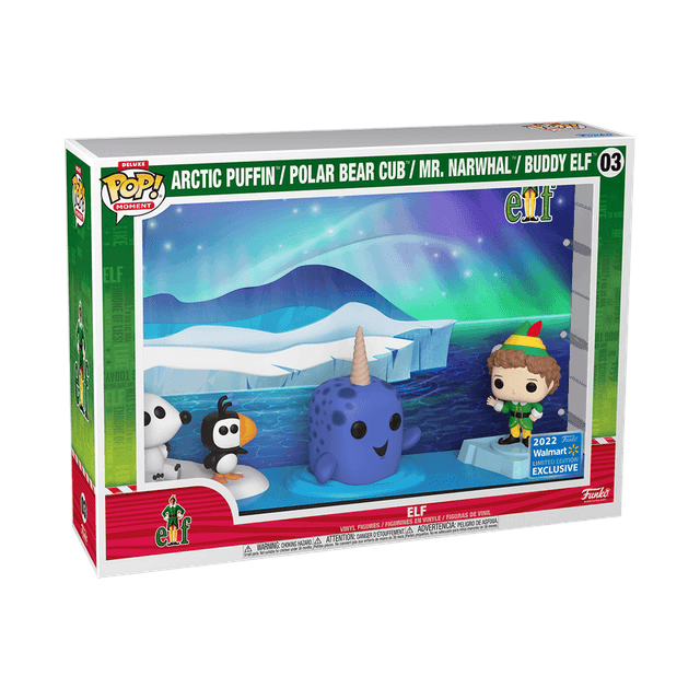 polar bear cub arctic puffin mr narwhal buddy elf walmart 03