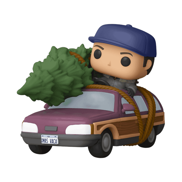clark griswold with station wagon only at walmart 90