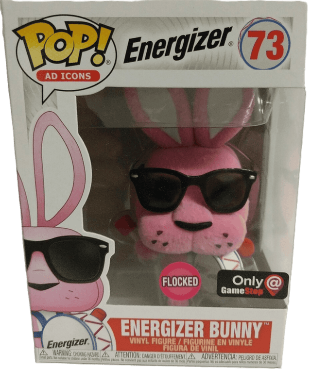 energizer bunny only gamestop flocked pink background 73