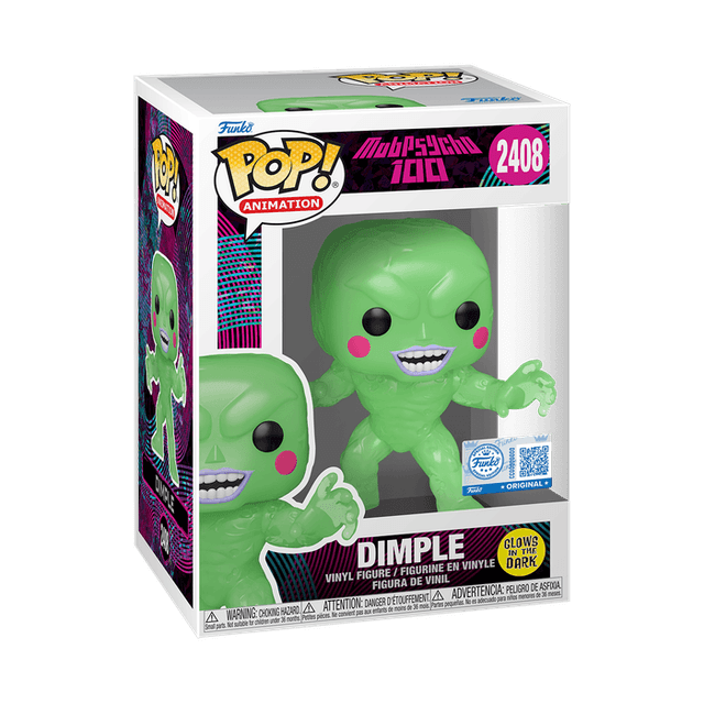dimple original blue glows in the dark 2408