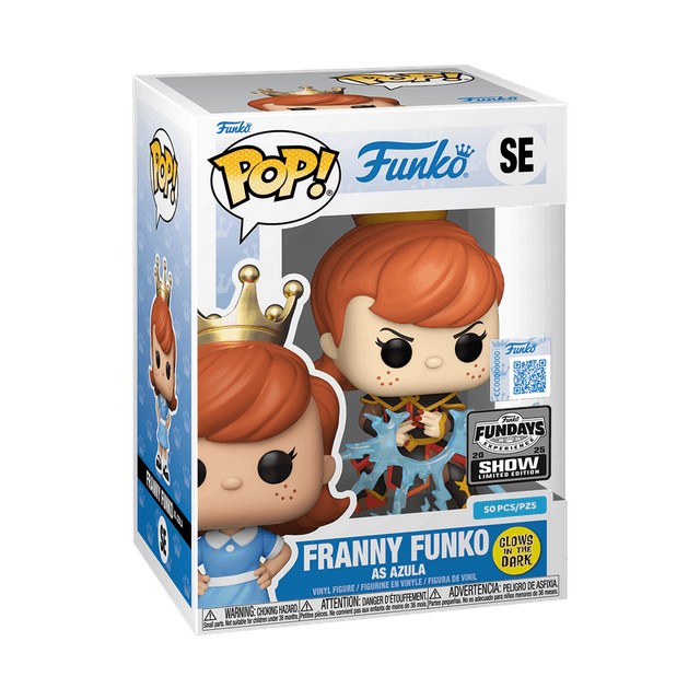 freddy as azula fundays show qr code glows in the dark