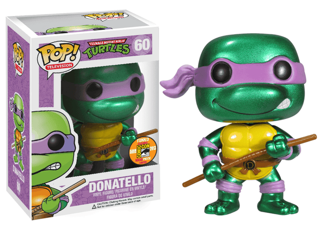 donatello metallic san diego comic con 60