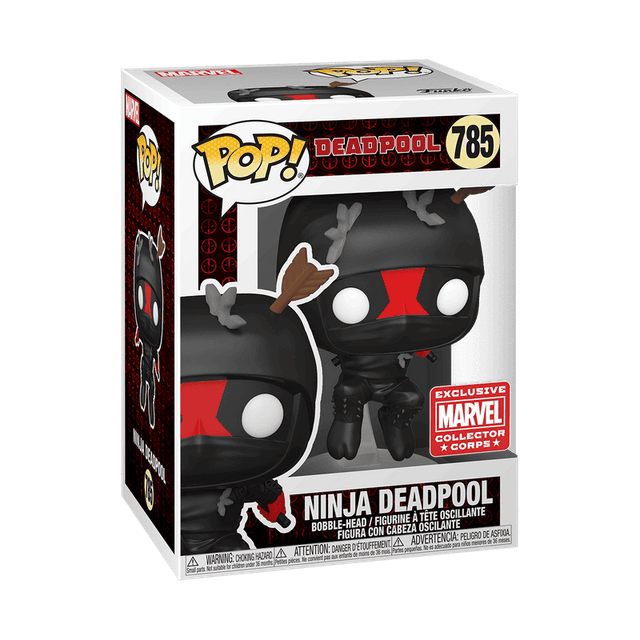 ninja deadpool marvel collector corps red 785