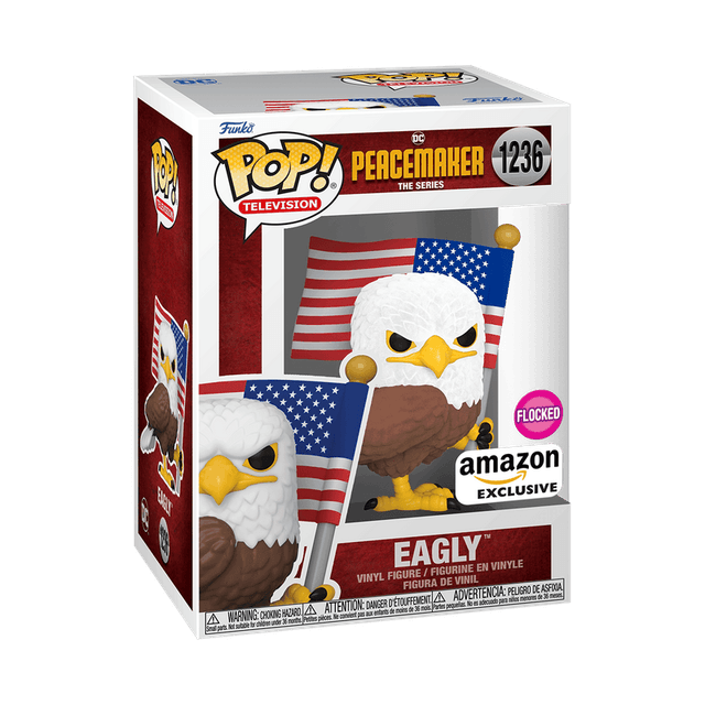 eagly amazon exclusive white background flocked pink 1236
