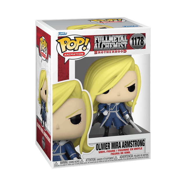 Olivier Mira Armstrong #1178 Funko Pop from Fullmetal Alchemist