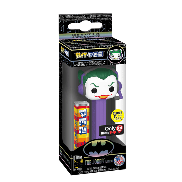 the joker gamer only gamestop glows in dark