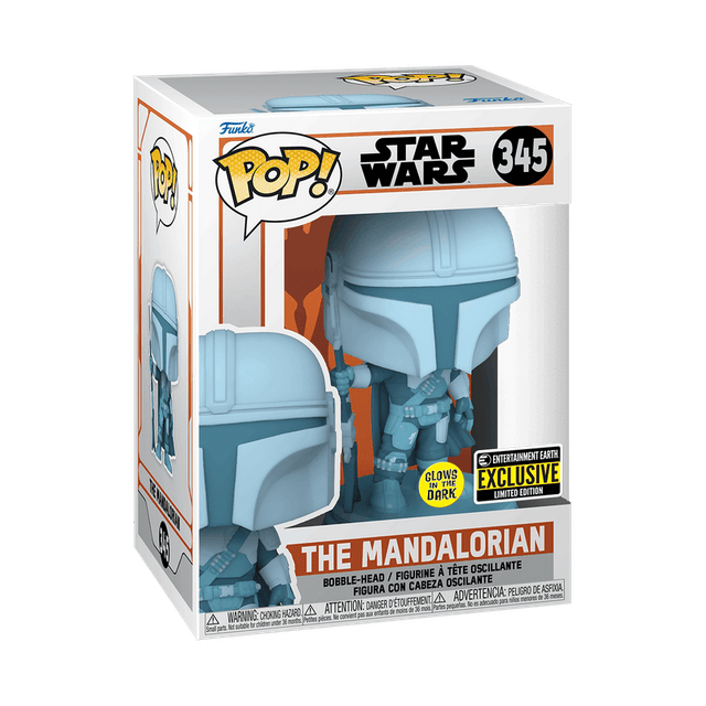 the mandalorian entertainment earth exclusive glows in dark 345
