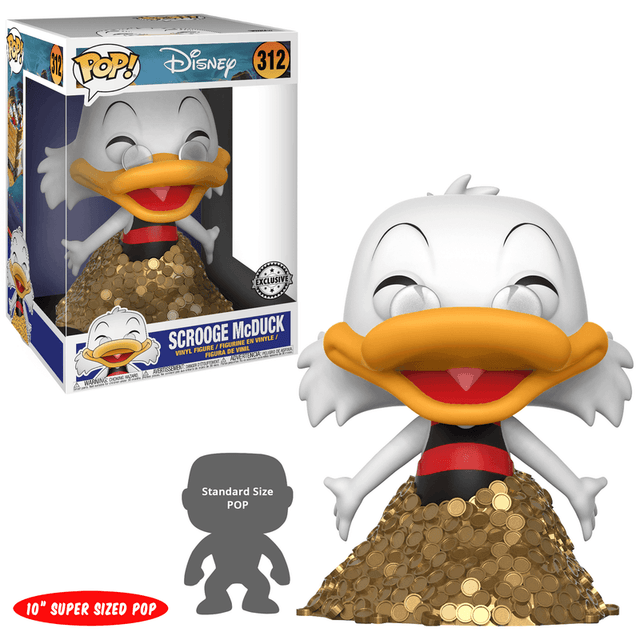 scrooge mcduck exclusive silver background 312