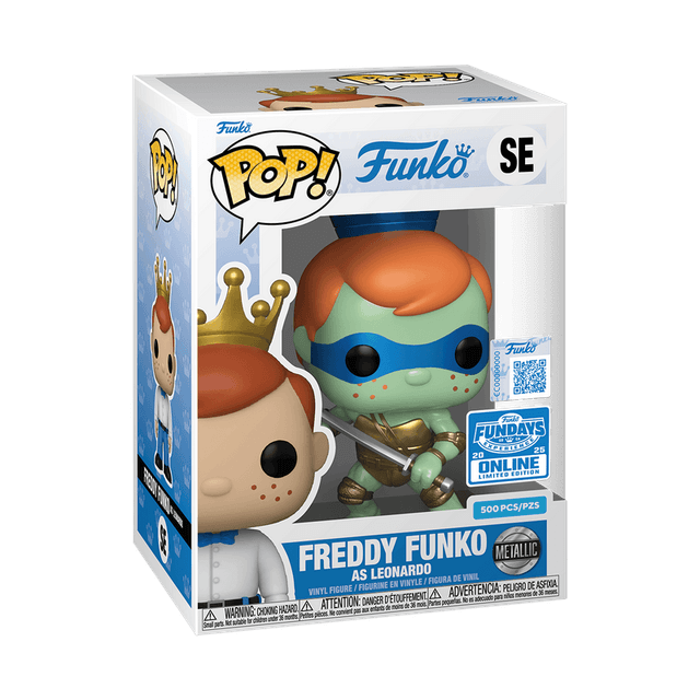 freddy as leonardo fundays online qr code metallic