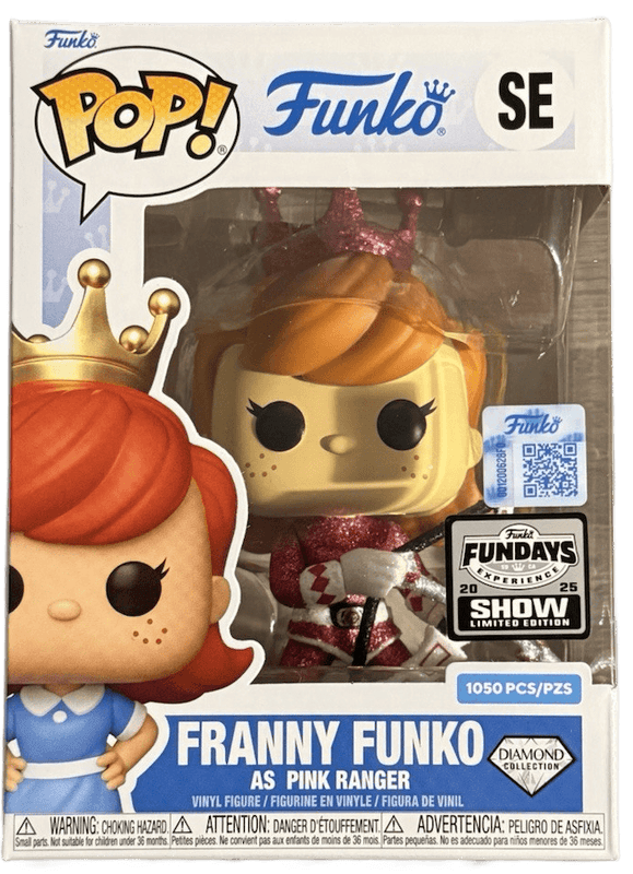 franny as pink ranger fundays show qr code diamond