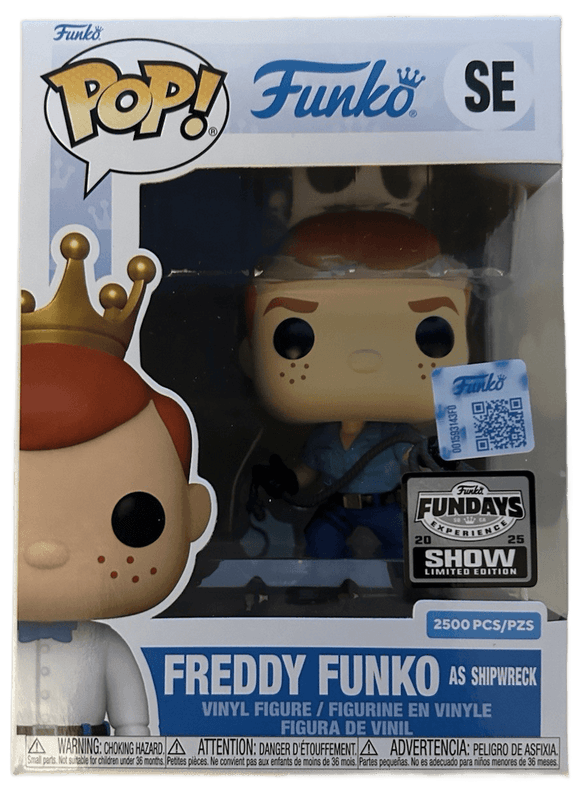 freddy as shipwreck fundays show qr code