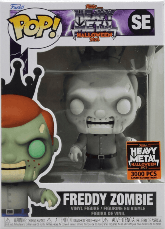 freddy zombie heavy metal halloween