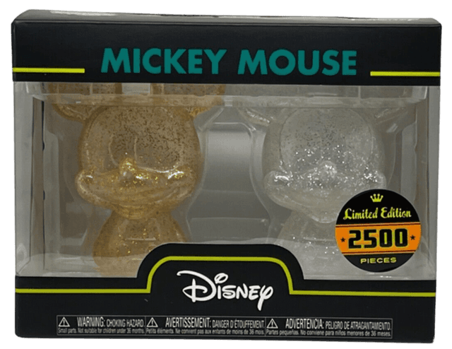 mickey mouse gold silver limited edition 2 pack