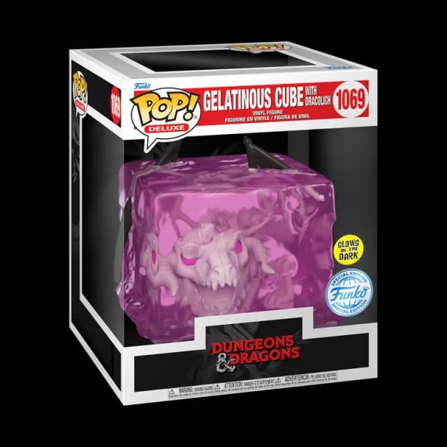 gelatinous cube with dracolich special edition glows in the dark 1069