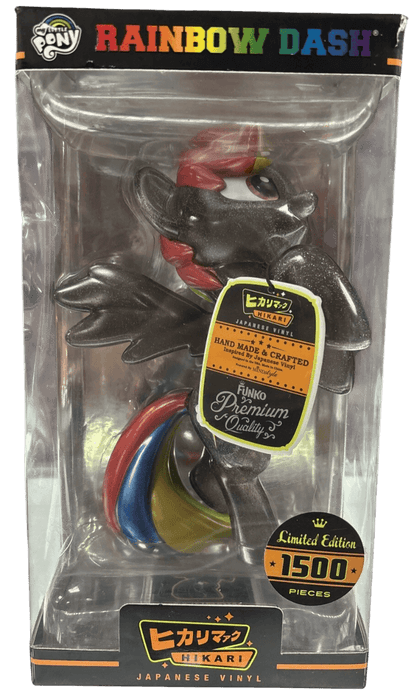 rainbow dash glitter noir limited edition
