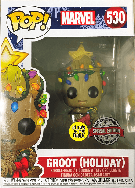groot holiday special edition glows in the dark 530