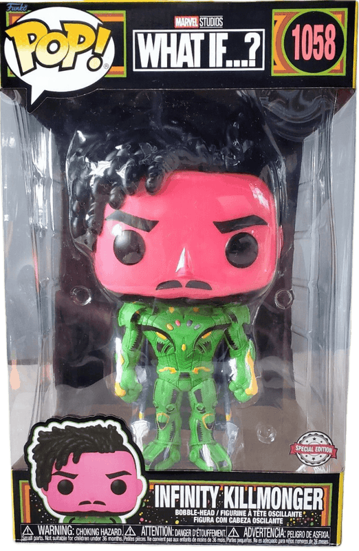 infinity killmonger blacklight special edition 1058